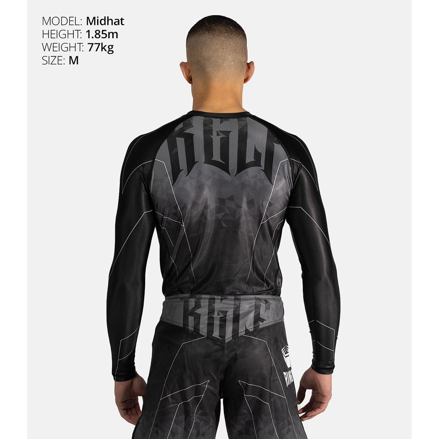 RINGLIFE Rashguard L/S - Transition black-grey M