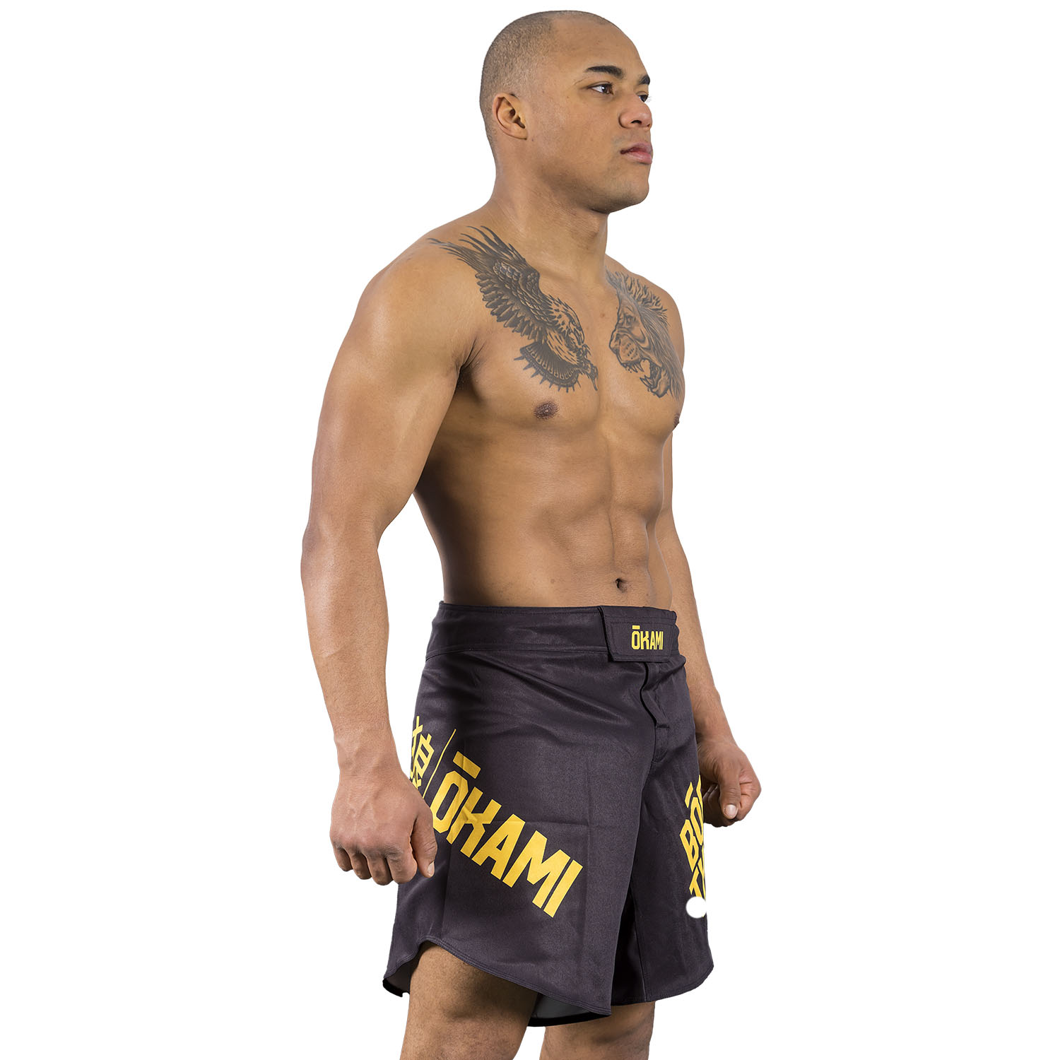OKAMI MMA Fight Shorts, Motion, schwarz, XL