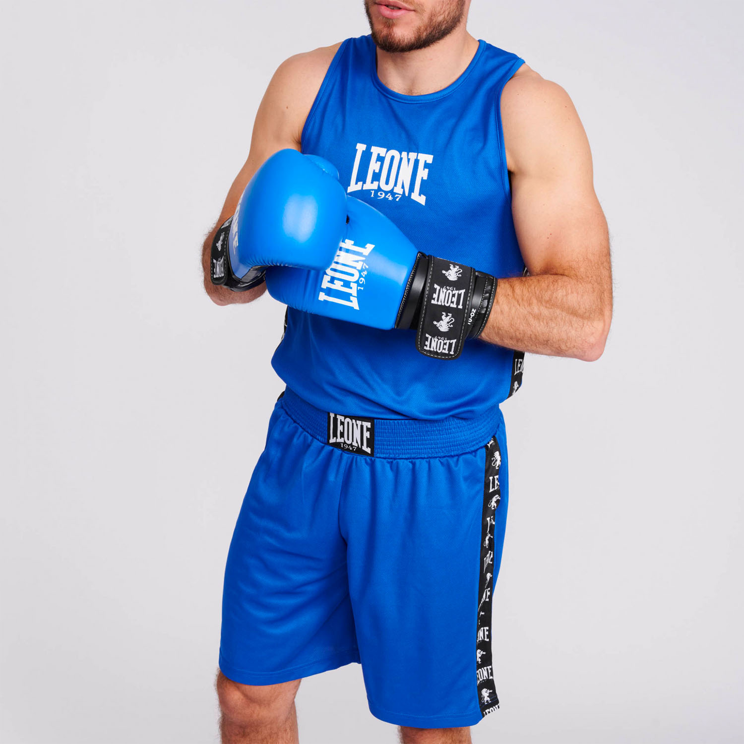 LEONE Boxhosen, Ambassador, AB219, blau, L