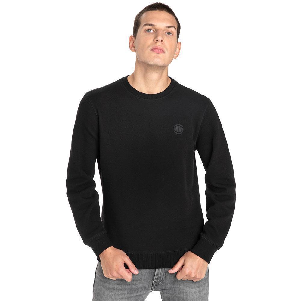 Pit Bull West Coast Pullover, Pique, Small Logo, black, XXXL