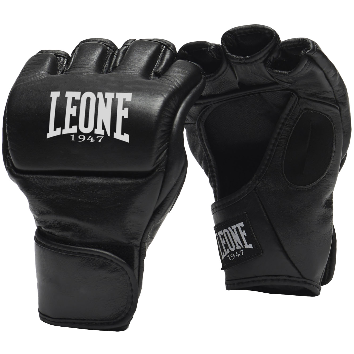 LEONE MMA Boxing Gloves, Contest, GP115, black, S