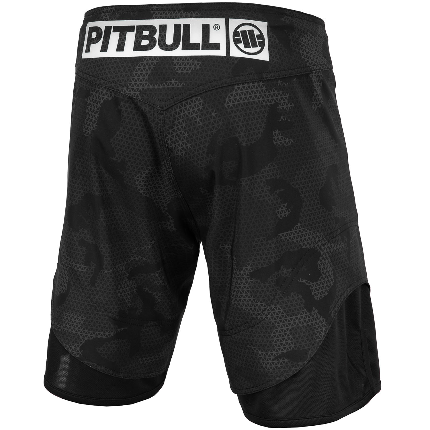 Pit Bull West Coast MMA Fight Shorts, Net Camo 2, black-camo, M