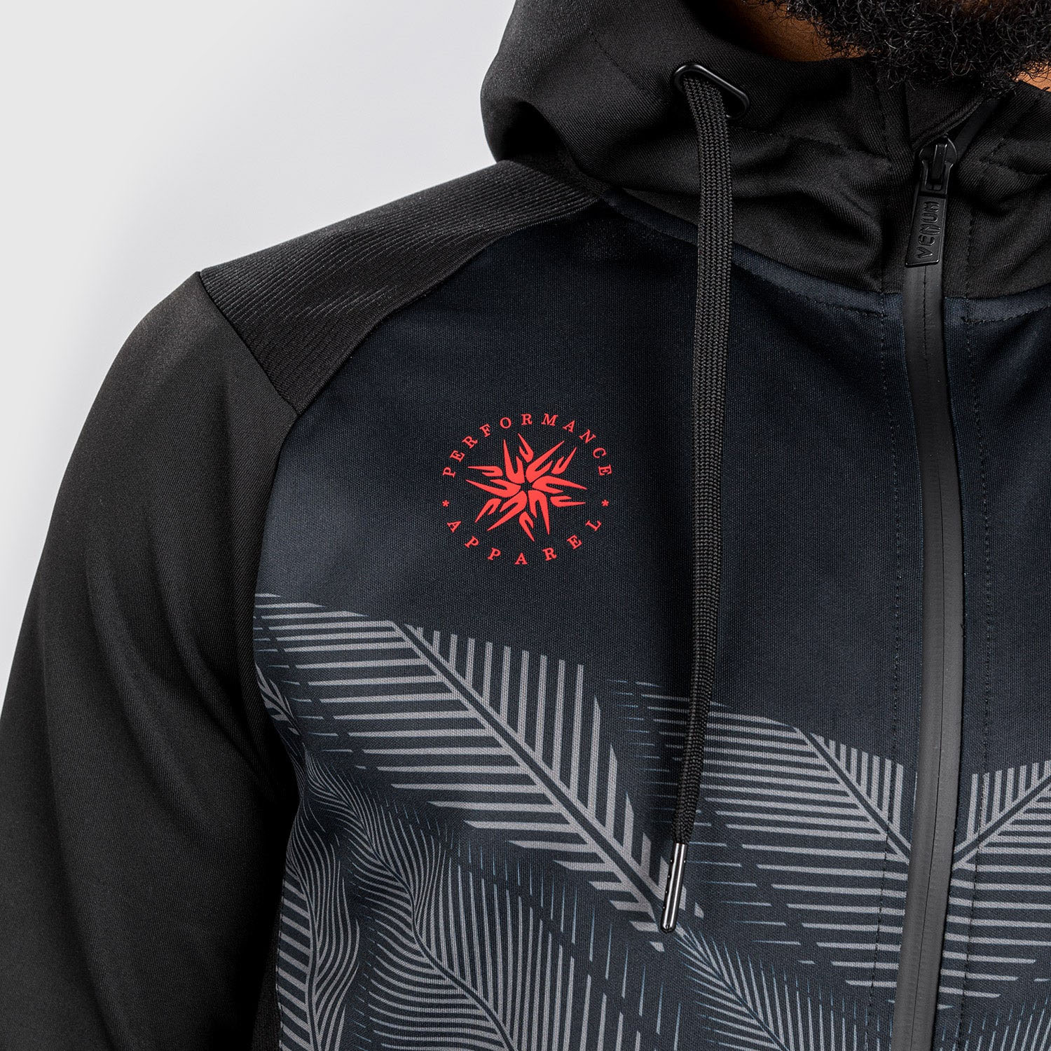 VENUM Zip Hoody, Phantom, schwarz, XXL