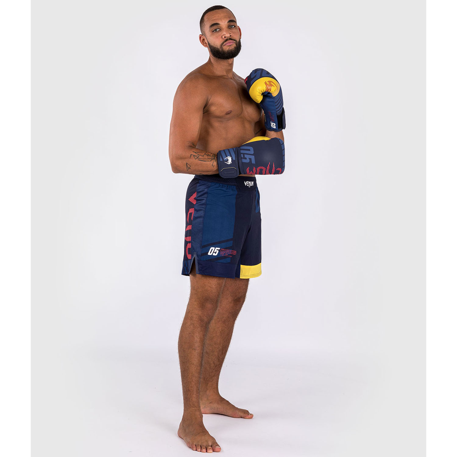 VENUM MMA Fight Shorts, Sport 05, blau-gelb, XXL