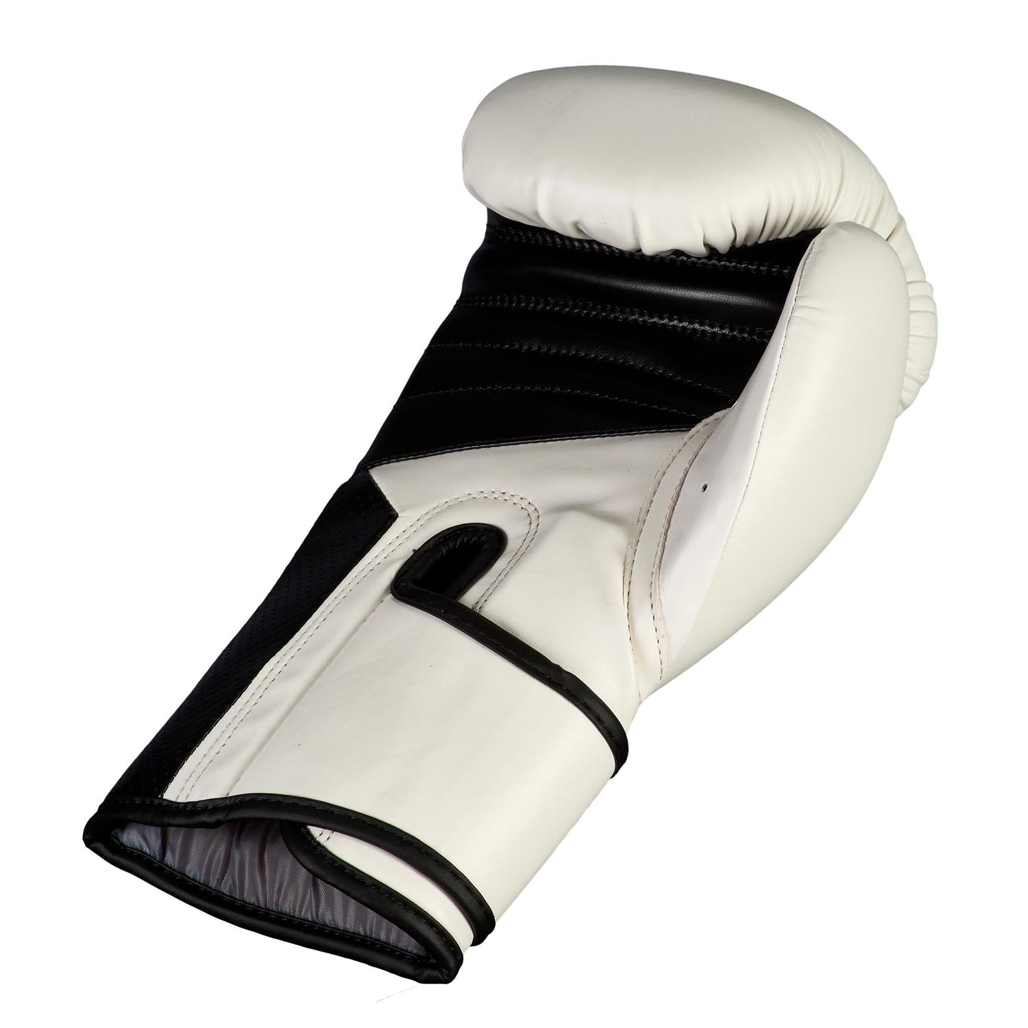 Ju-Sports Boxing Gloves, Training 2.0, white-black, 16 Oz