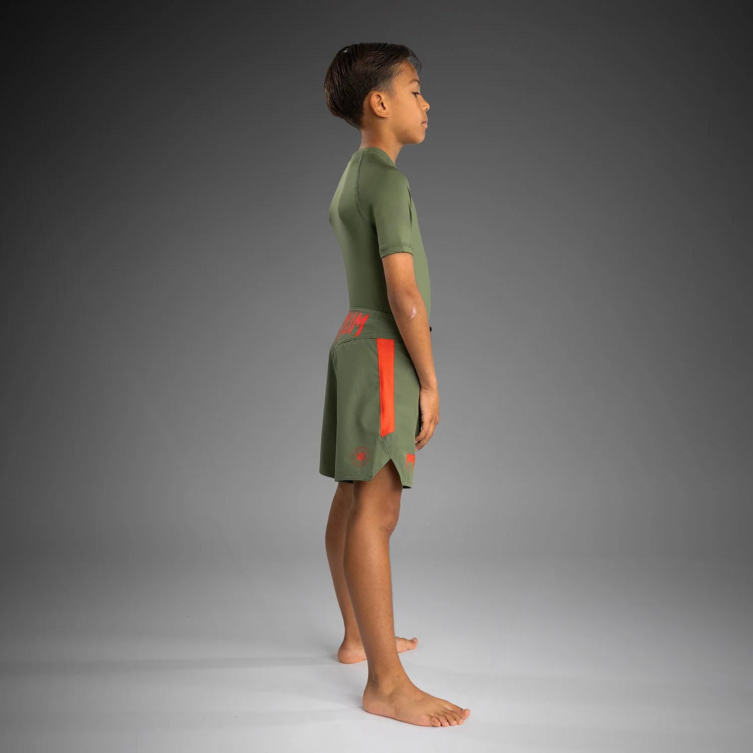 VENUM MMA Fight Shorts, Kids, Light, khaki-orange, 14 J