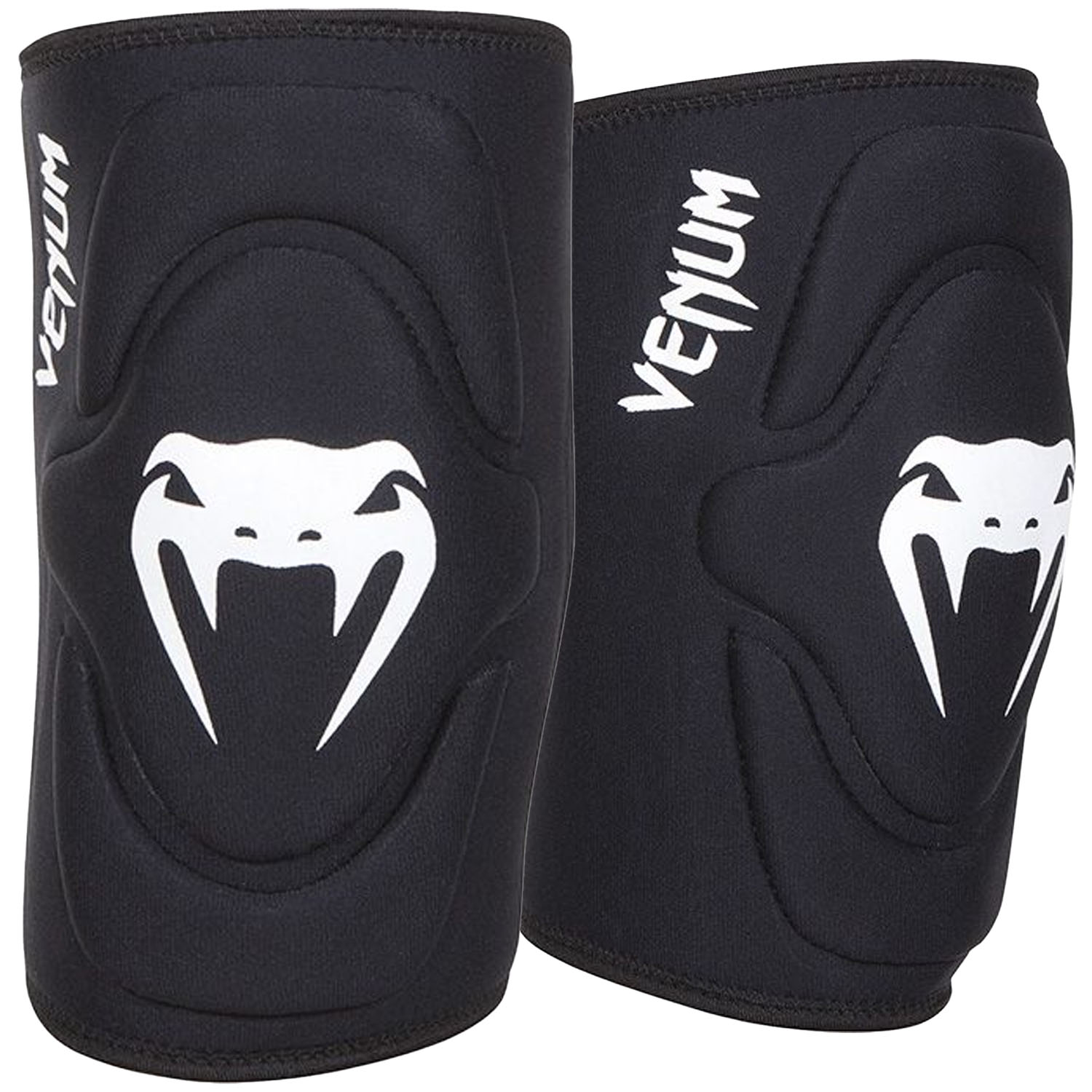 VENUM Knieschoner, Kontact Gel, schwarz-weiß, M