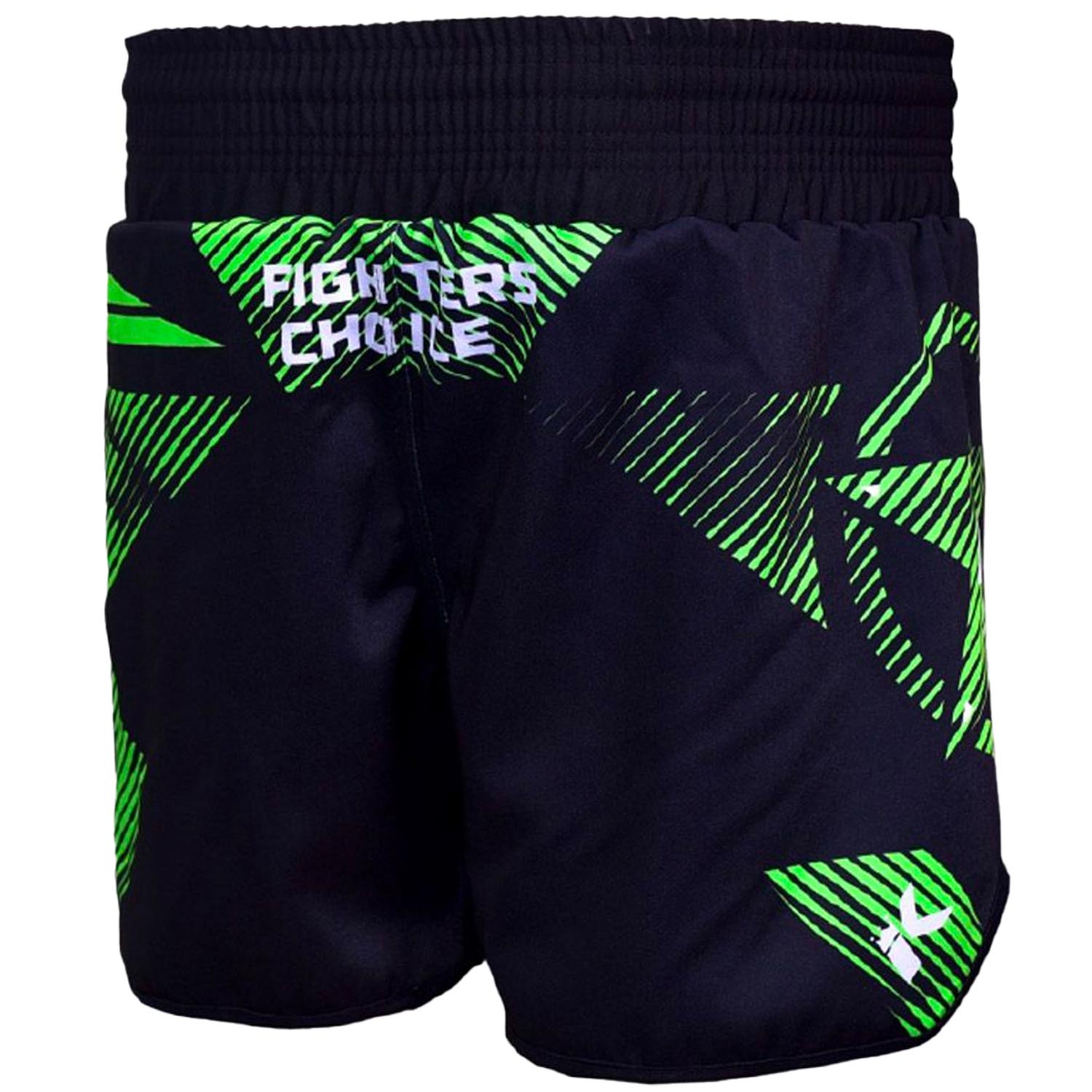 KING PRO Boxing MMA Fight Shorts, Legion 3, schwarz-grün, XL