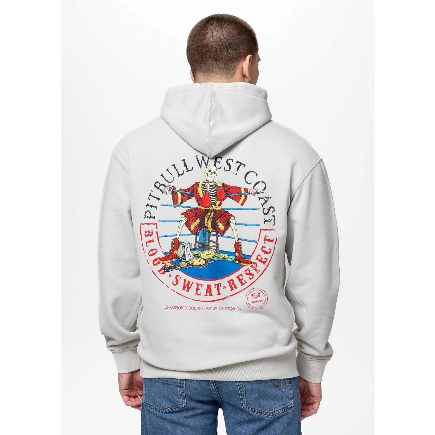 Pit Bull West Coast Hoody, Champion Bloodline, white, L
