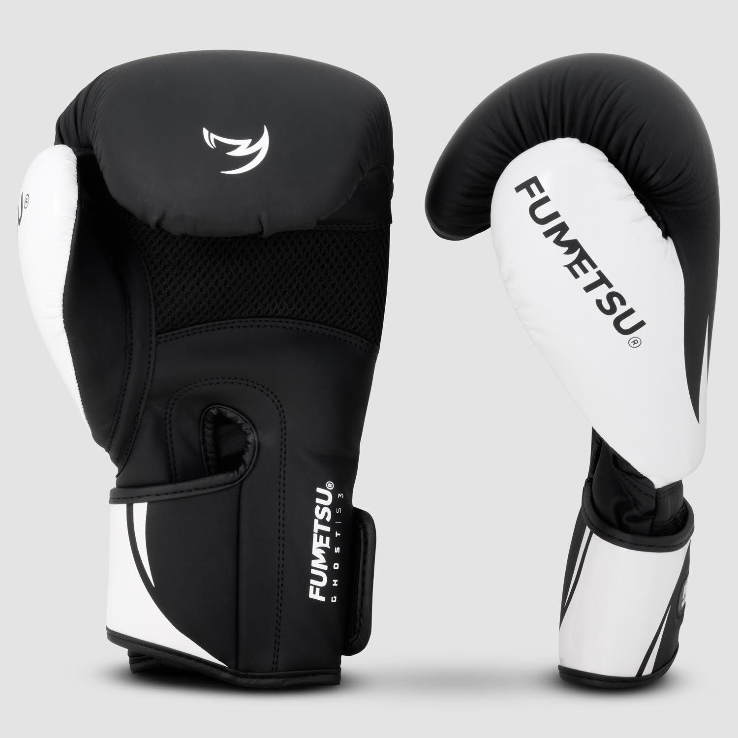 Fumetsu Boxing Gloves, Ghost S3, black-white, 14 Oz