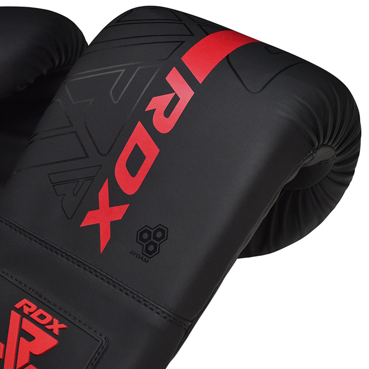 RDX Sand Bag Boxing Gloves, Kara Series F6, black-red