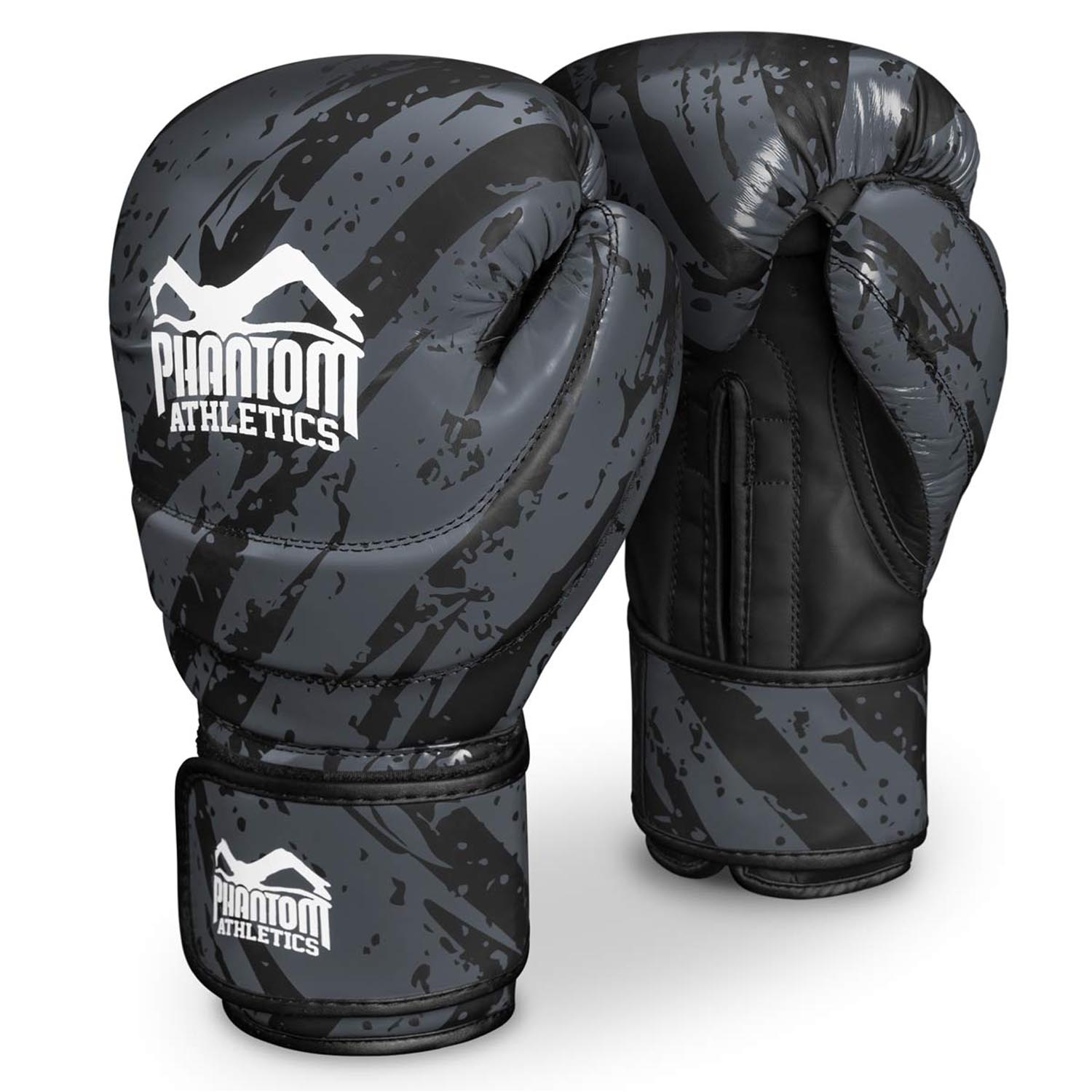 Phantom Athletics Boxing Gloves, Camo Tiger, grey