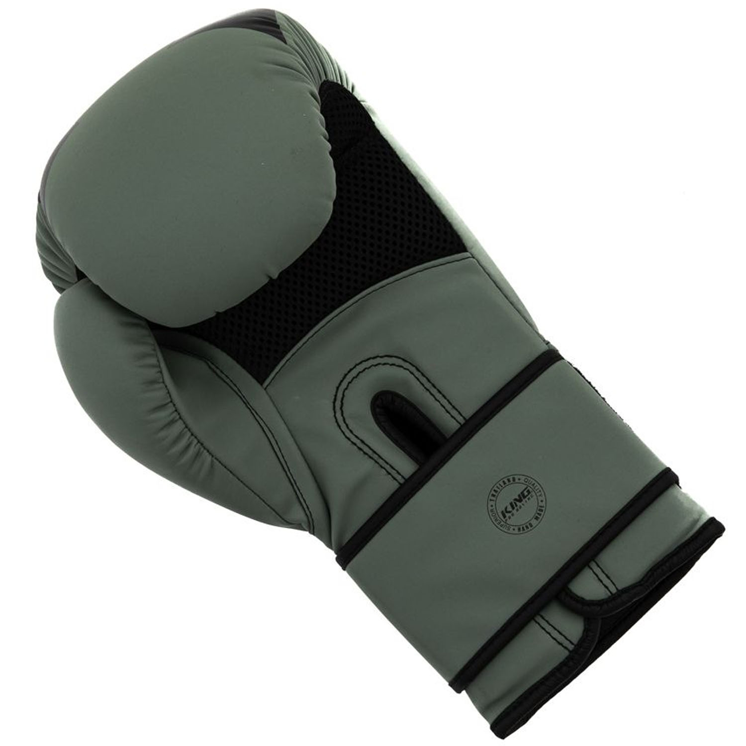 KING PRO BOXING Boxing Gloves, Revo, 5, olive-black, 16 Oz