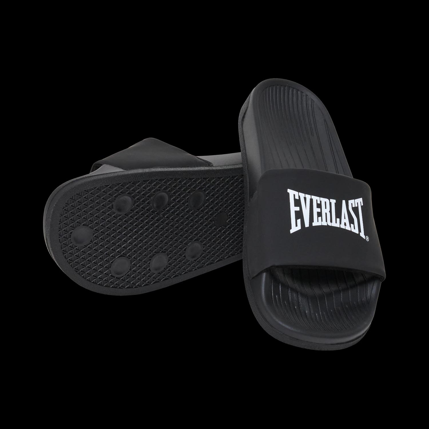 Everlast Bathing Sandals, Side, black-gold