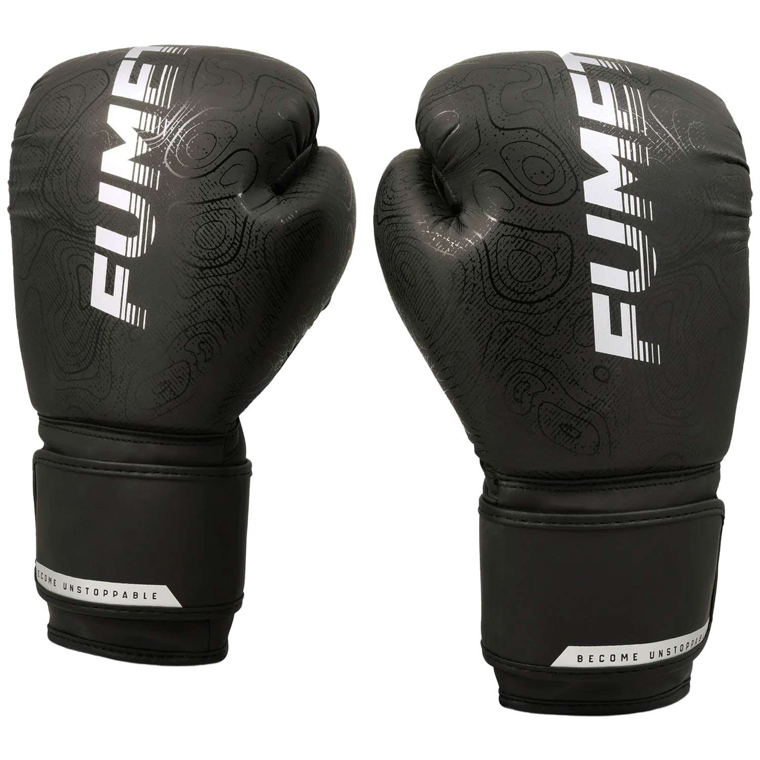 Fumetsu Boxing Gloves, Arc, black-silver, 12 Oz