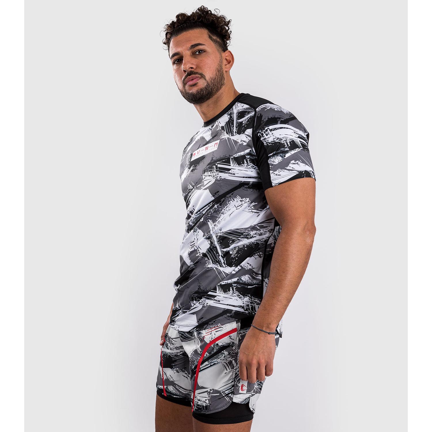 VENUM Dry Tech T-Shirt, Electron 3.0, grau-rot, S