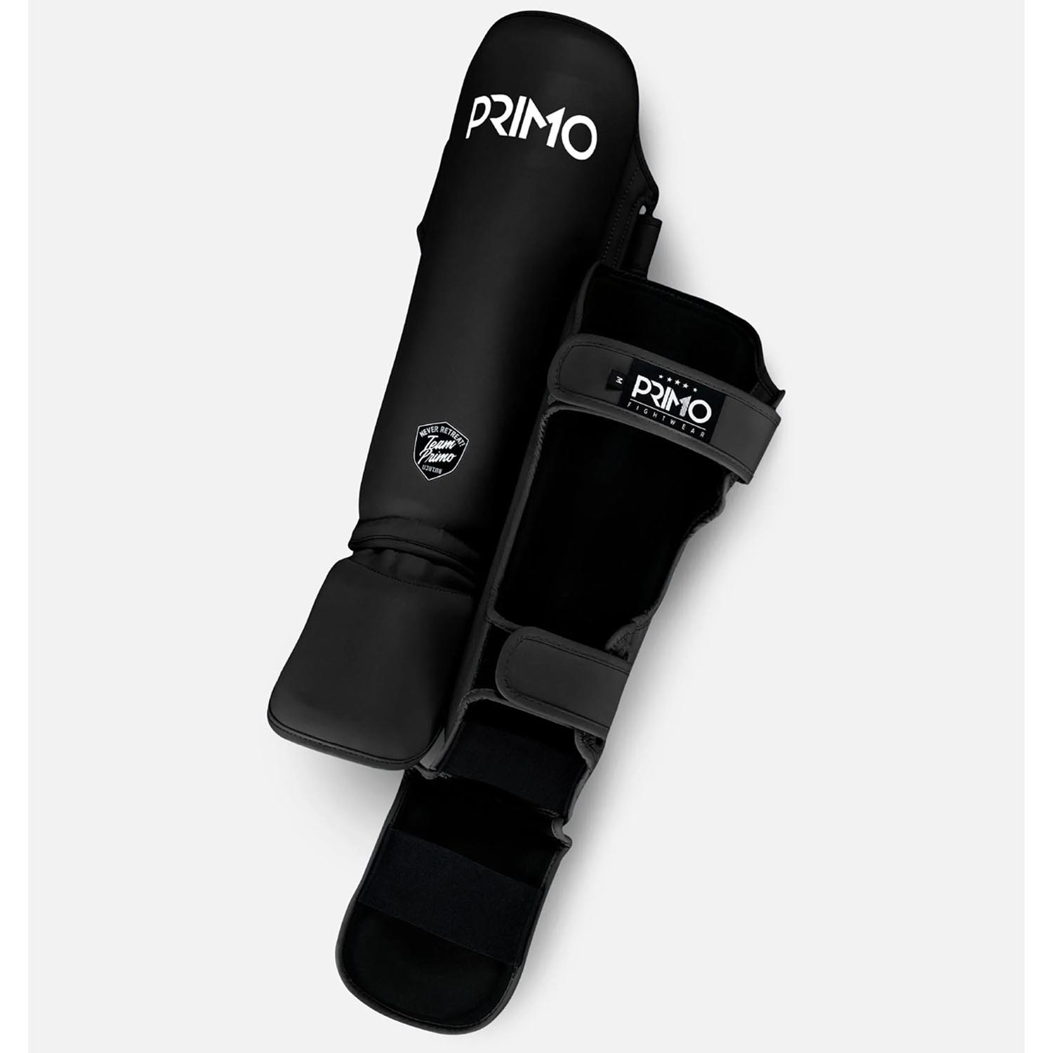 PRIMO Shin Guard, Classic, black-white, XL