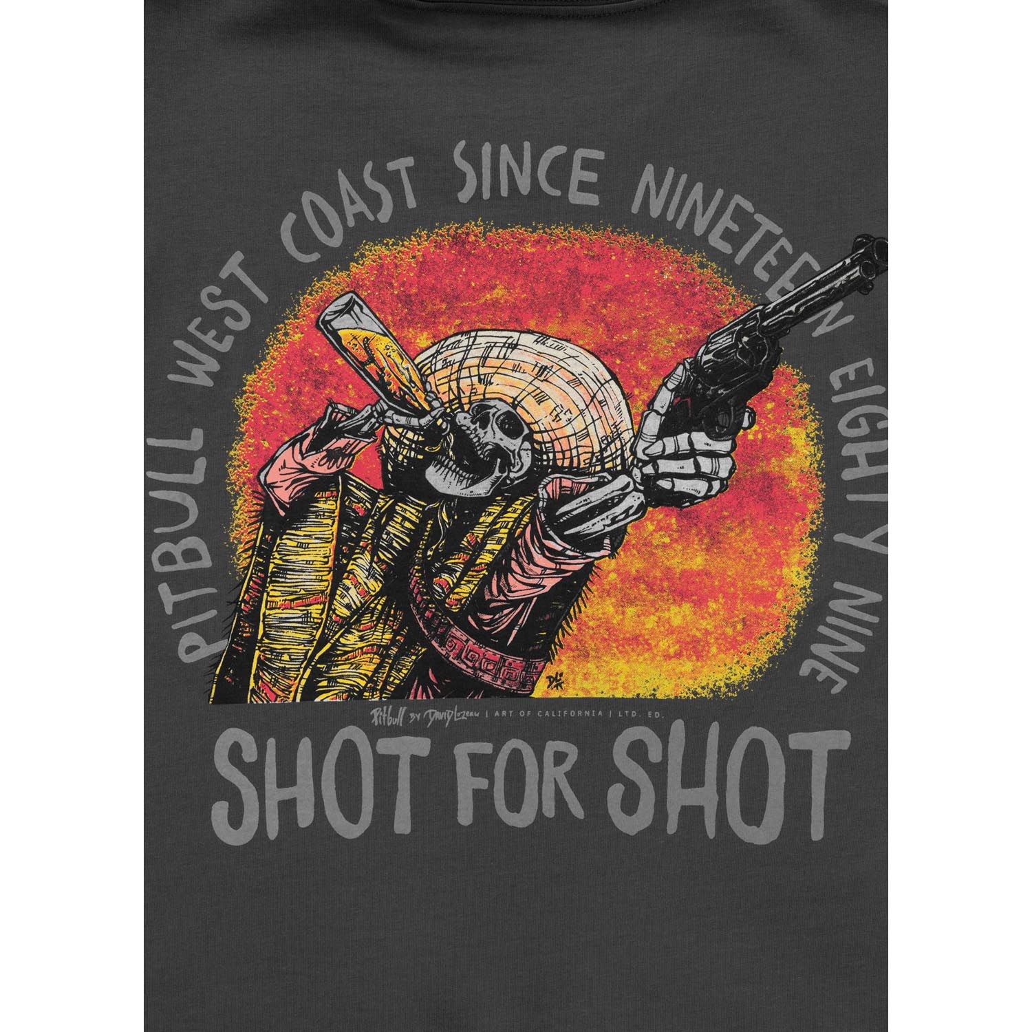 Pit Bull West Coast, T-Shirt, Shot For Shot, grey, XXXL