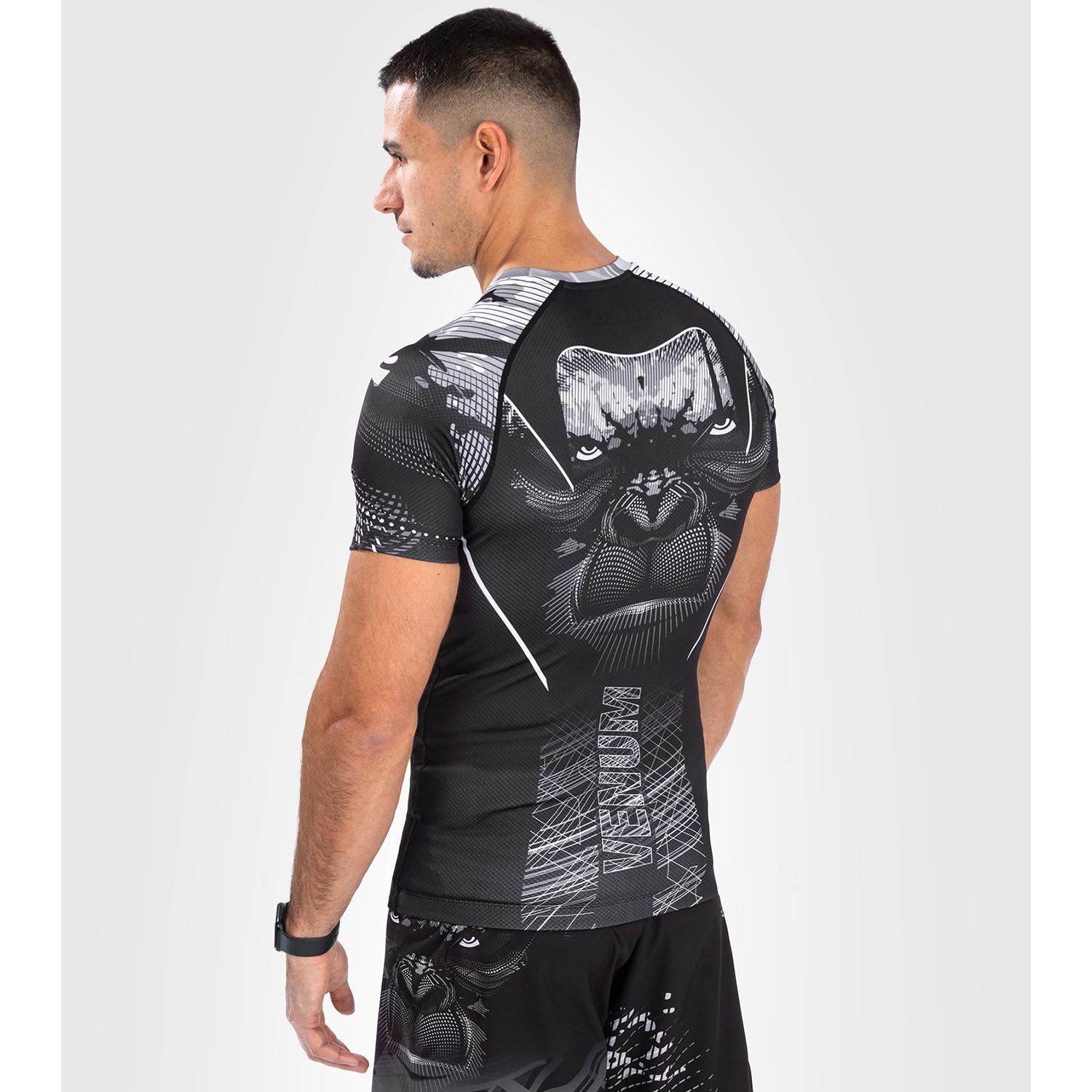 VENUM Rashguards, S/S, Gorilla Jungle, black-white, S