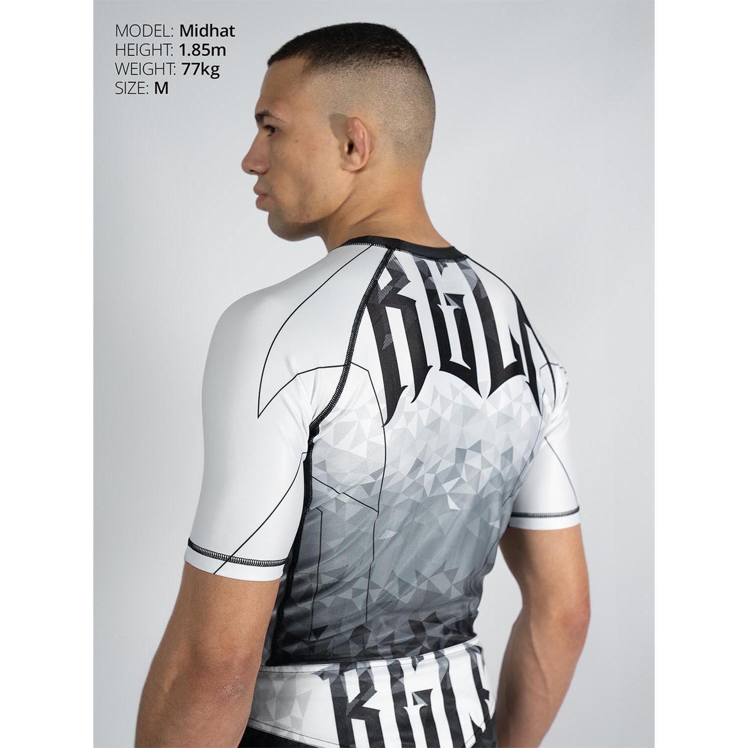 RINGLIFE Rashguard S/S - Transition black-white S