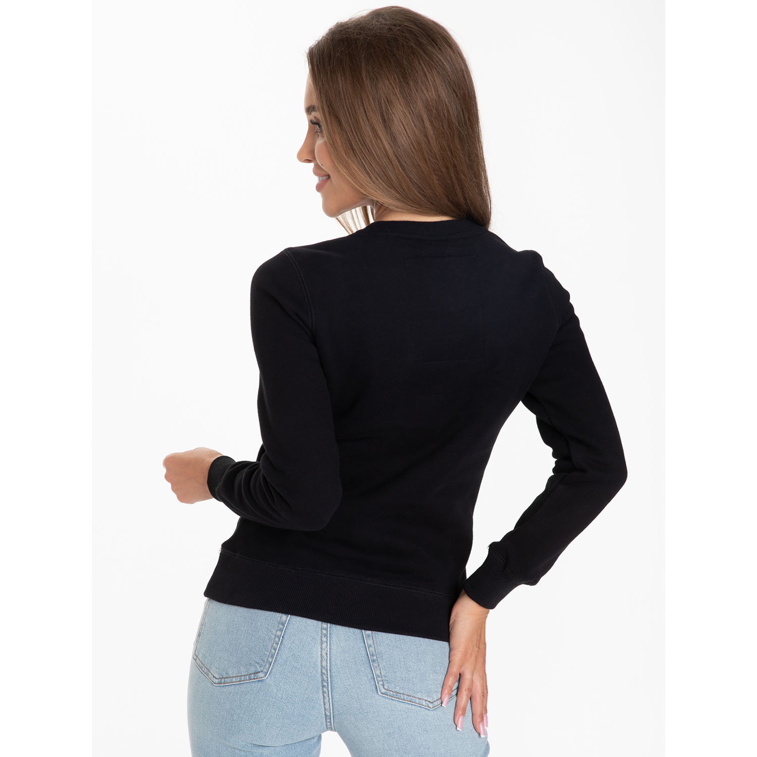 Pit Bull West Coast Pullover, Women, Small Logo, black, XS