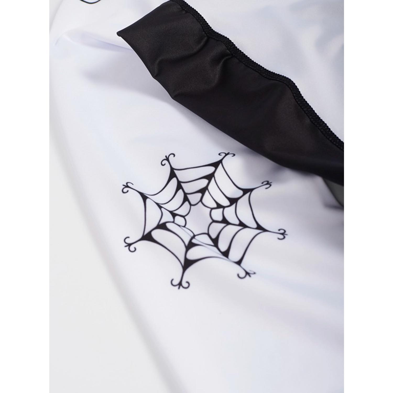 MANTO Rashguard, L/S, Miko, black-white, S