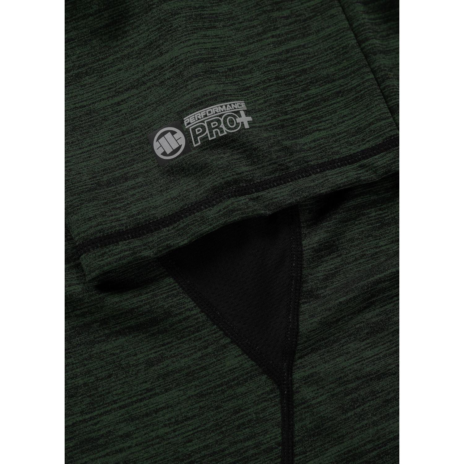 Pit Bull West Coast Rashguard, S/S, Performance Pro Plus, New Logo, olive, XXL