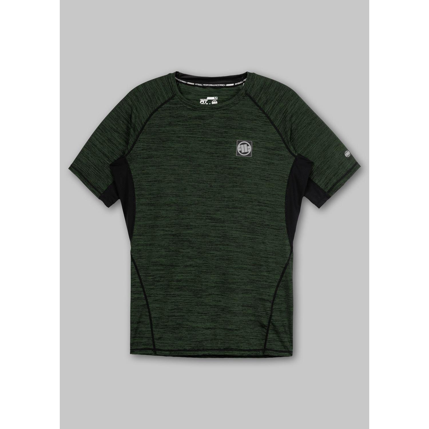 Pit Bull West Coast Rashguard, S/S, Performance Pro Plus, New Logo, olive, XXL