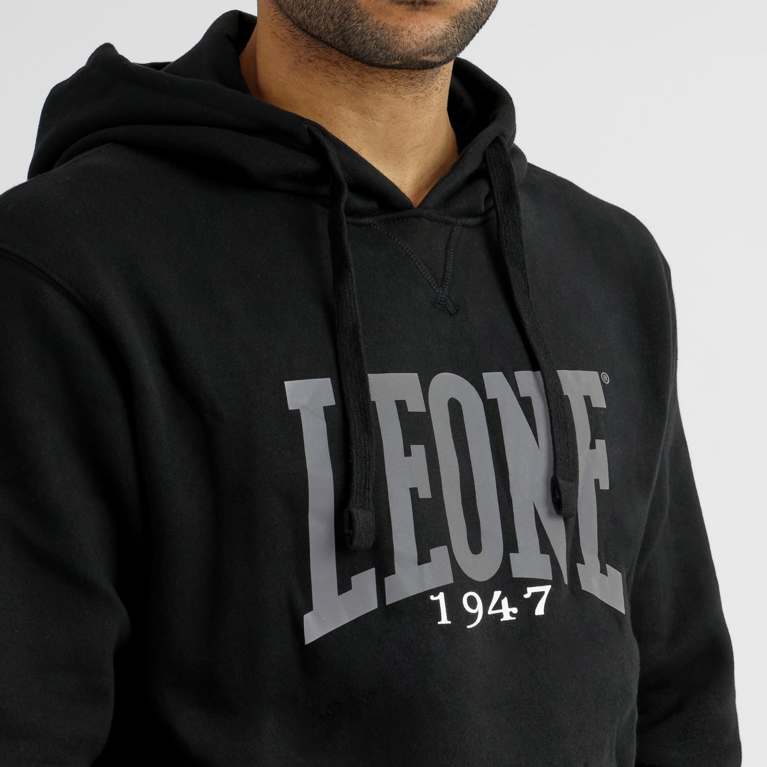 LEONE Hoody, Boxing, black-grey, M
