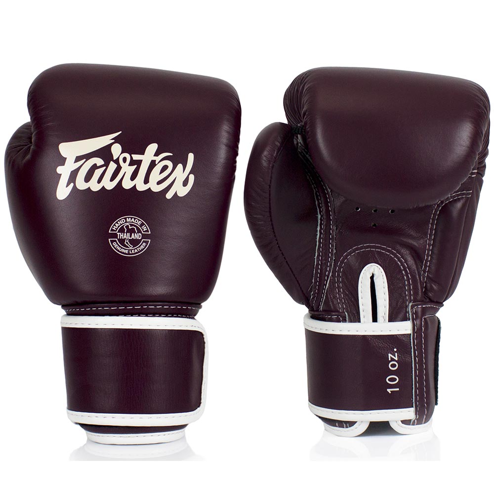 Fairtex Boxhandschuhe, Leder, BGV16, maroon, 14 Oz