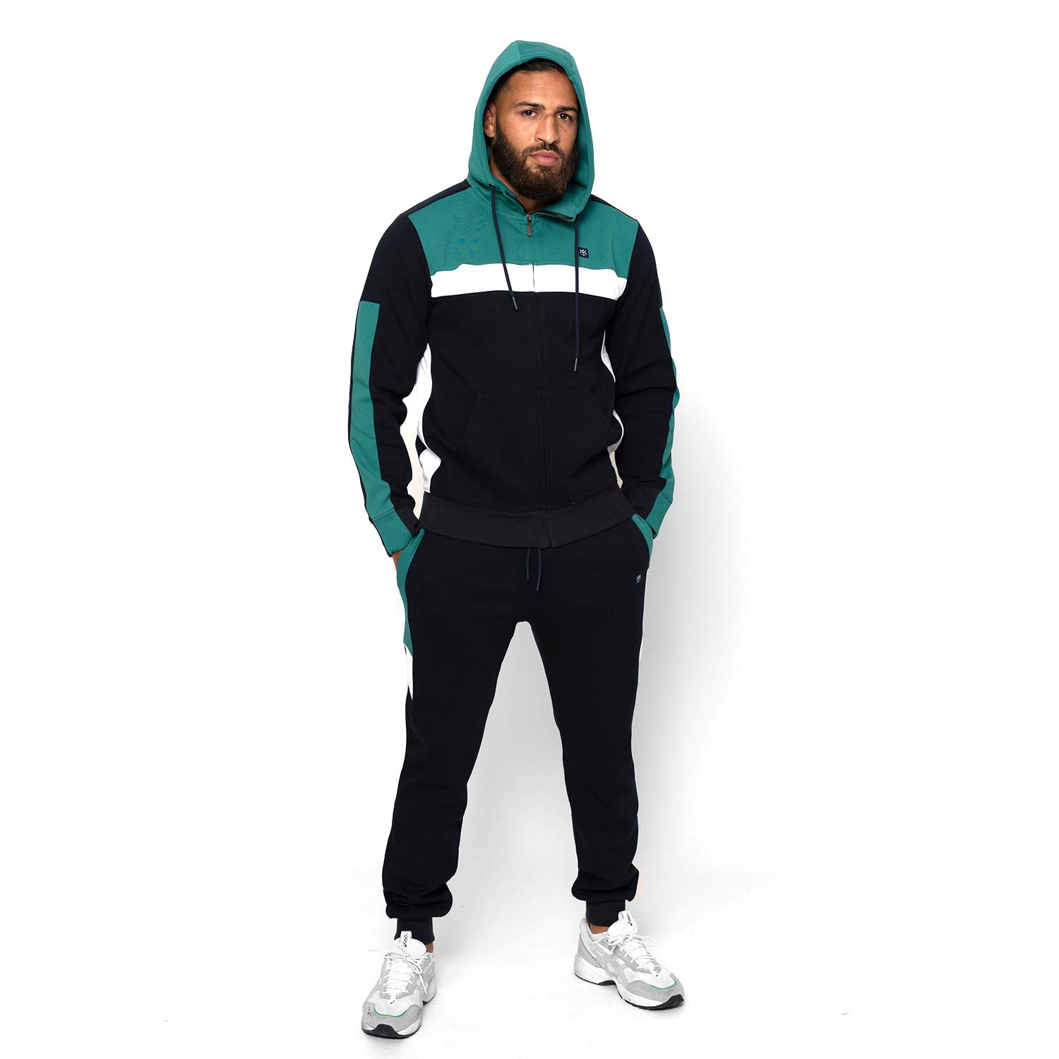 Wicked One Jogginganzug, Draft, navy-türkis, S