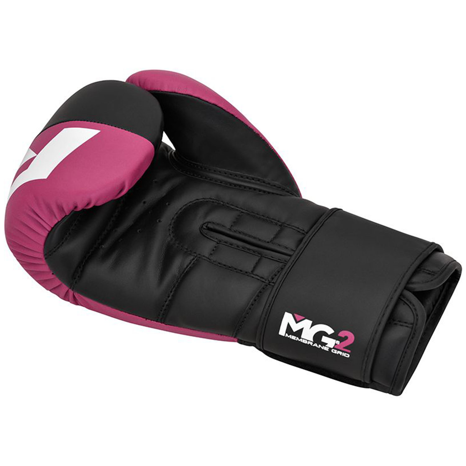 RDX Boxing Gloves, Rex F4, black-Pink, 10 Oz