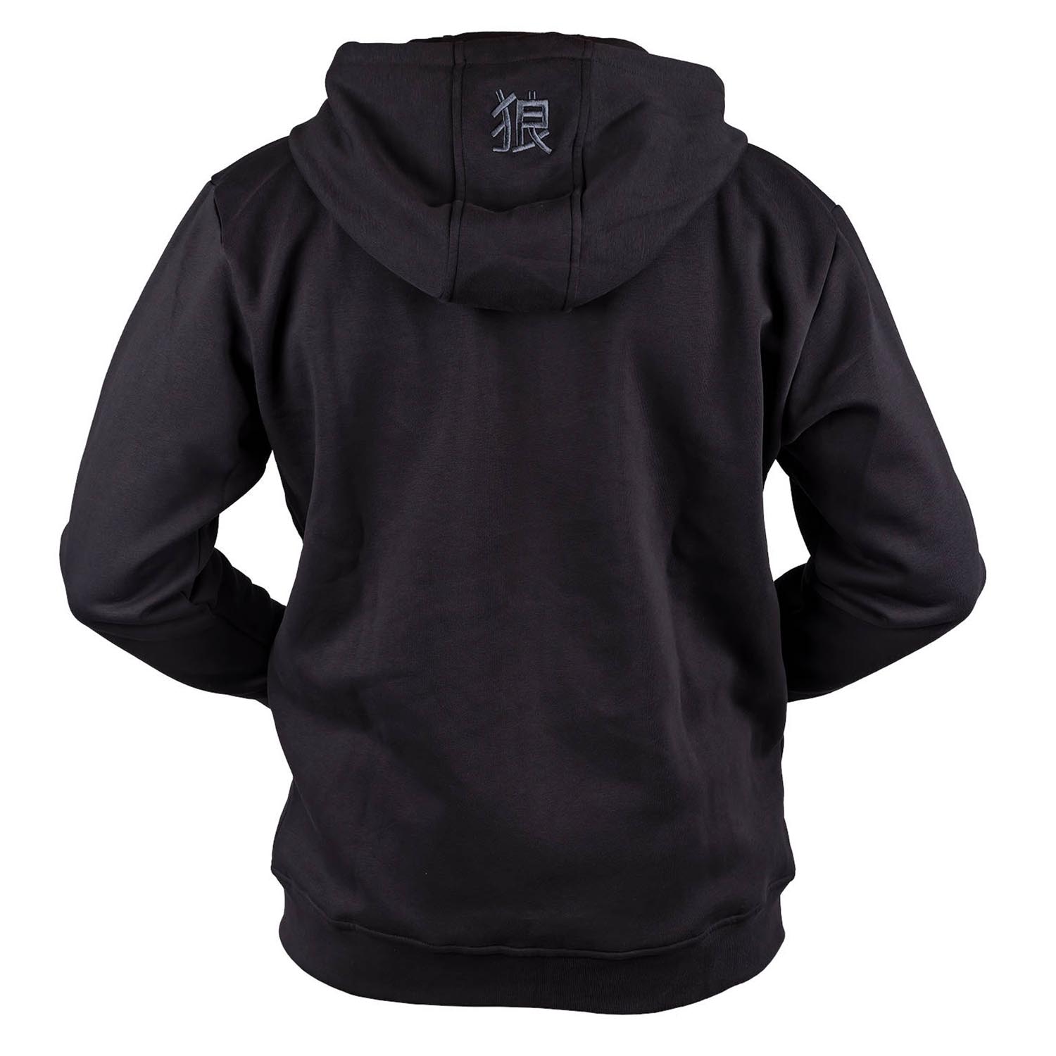 OKAMI Zip Hoody, Kanji, schwarz, L