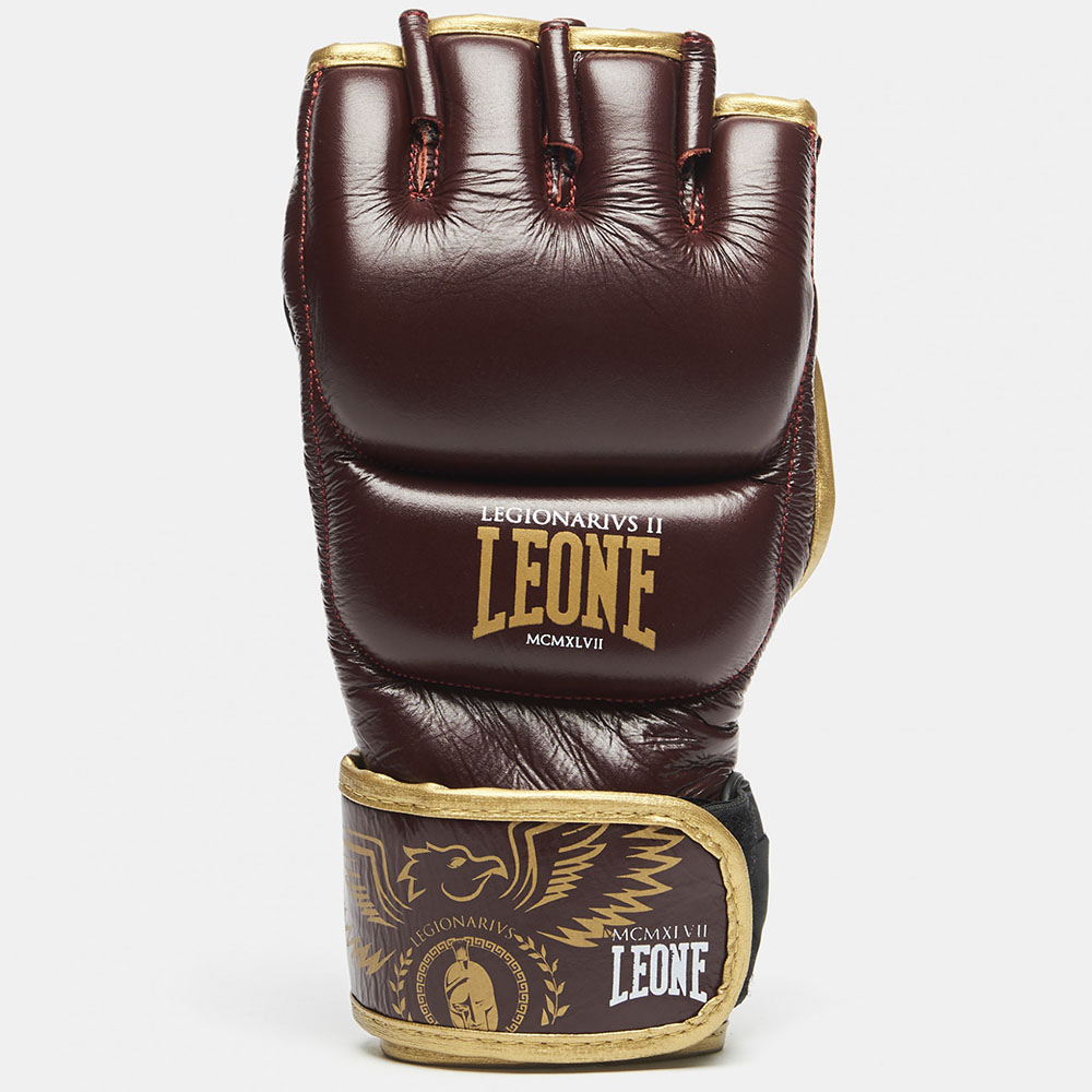 LEONE MMA Gloves, Legionarvis II, GP102, wine red, L