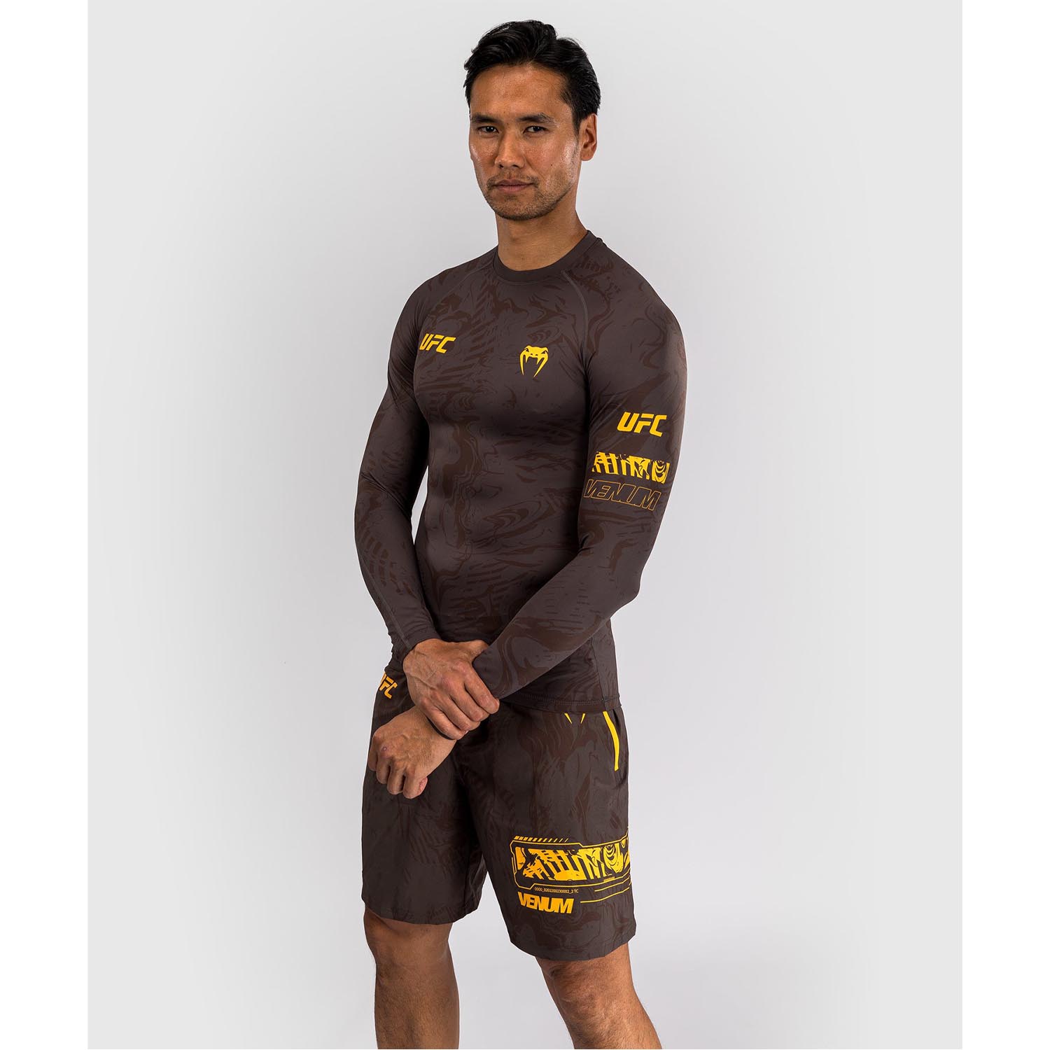VENUM Rashguard L/S, UFC Fusion Fight Week, brown, S