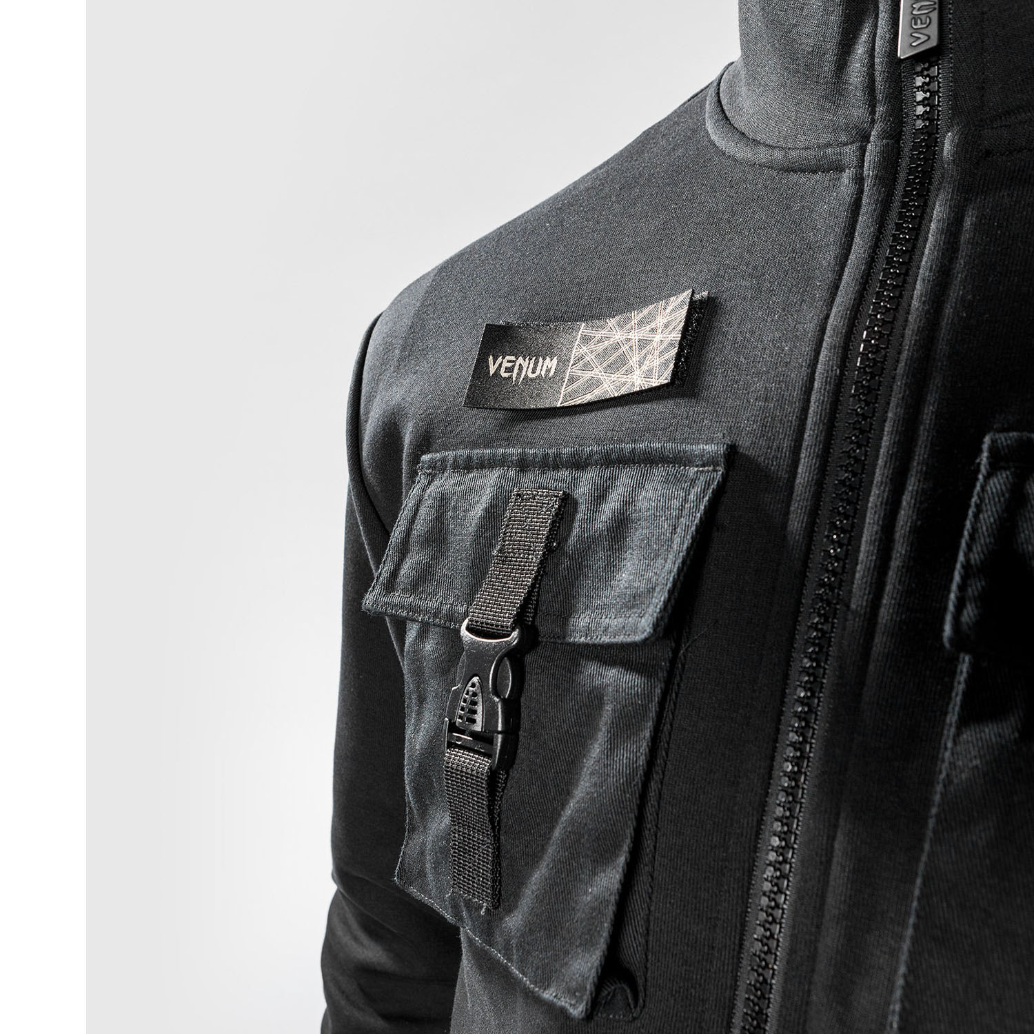 VENUM Training Jacket, Tecmo 2.0, black, XL