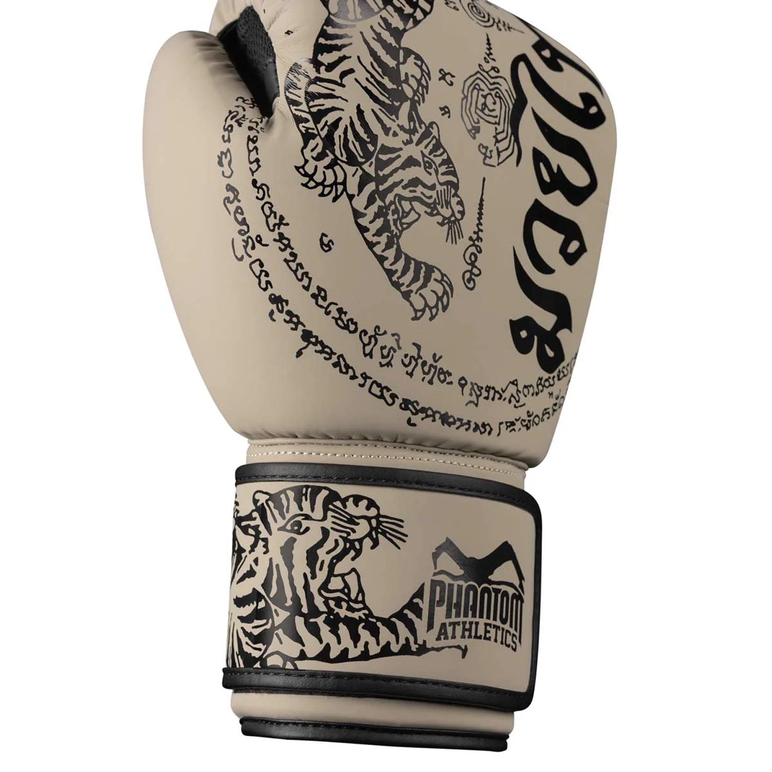 Phantom Athletics Boxing Gloves, Muay Thai, sand, 14 Oz