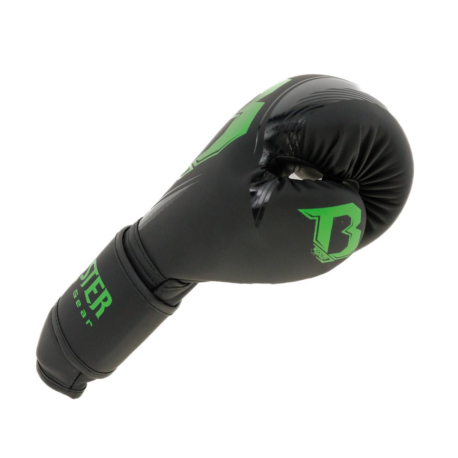 Booster Boxing Gloves, Bangkok Series 6, black-green, 16 Oz