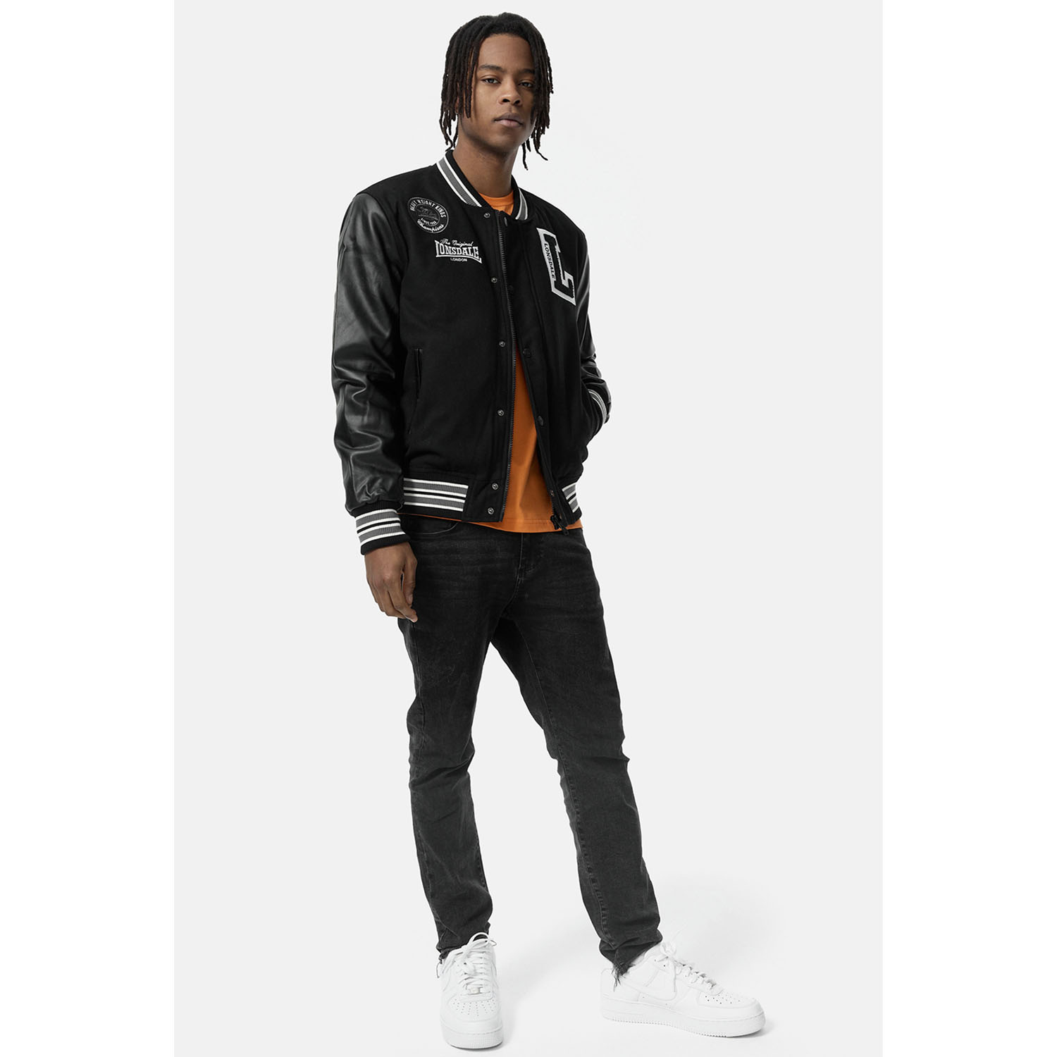 Lonsdale Jacke, Oxford All Season, schwarz, L