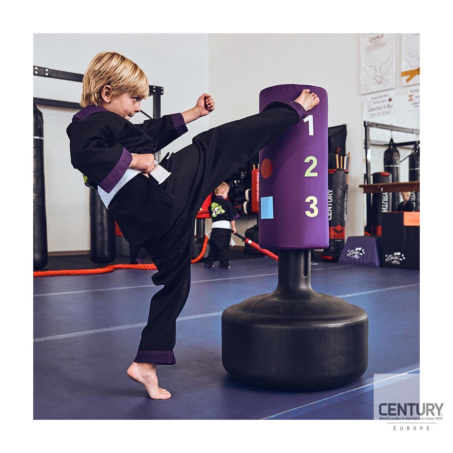 Century Standing Punching Bag, Lil Dragon, black-purple
