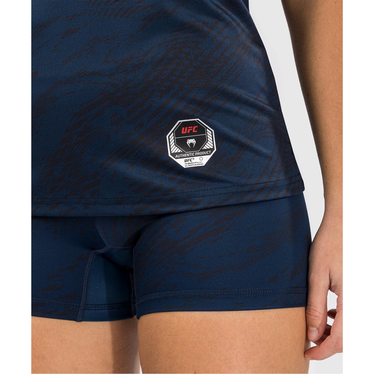 VENUM Dry Tech T-Shirt, Damen, UFC Fusion Fight Week, dunkelblau, XL