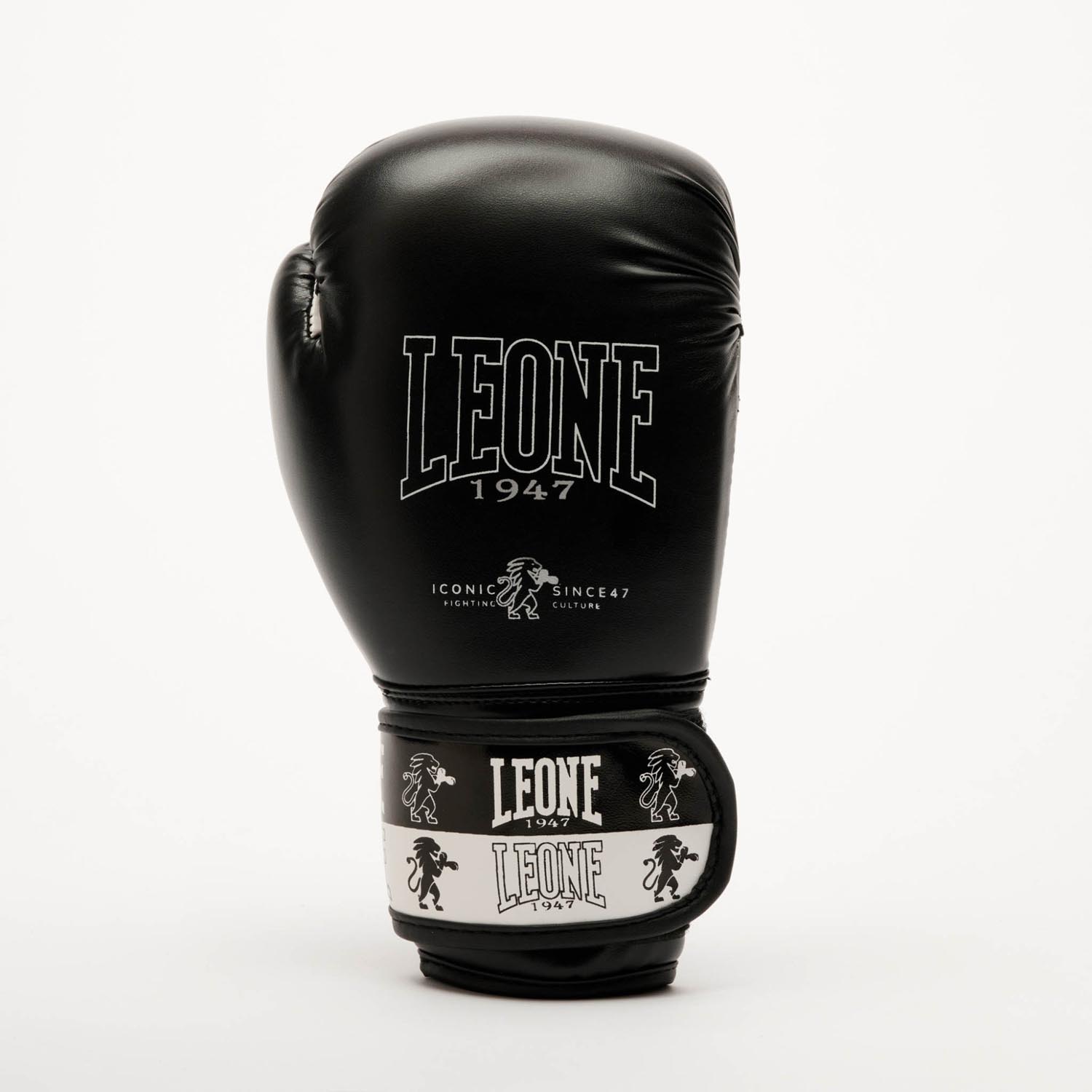 LEONE Boxing Gloves, Iconic GN408J, black, 6 Oz