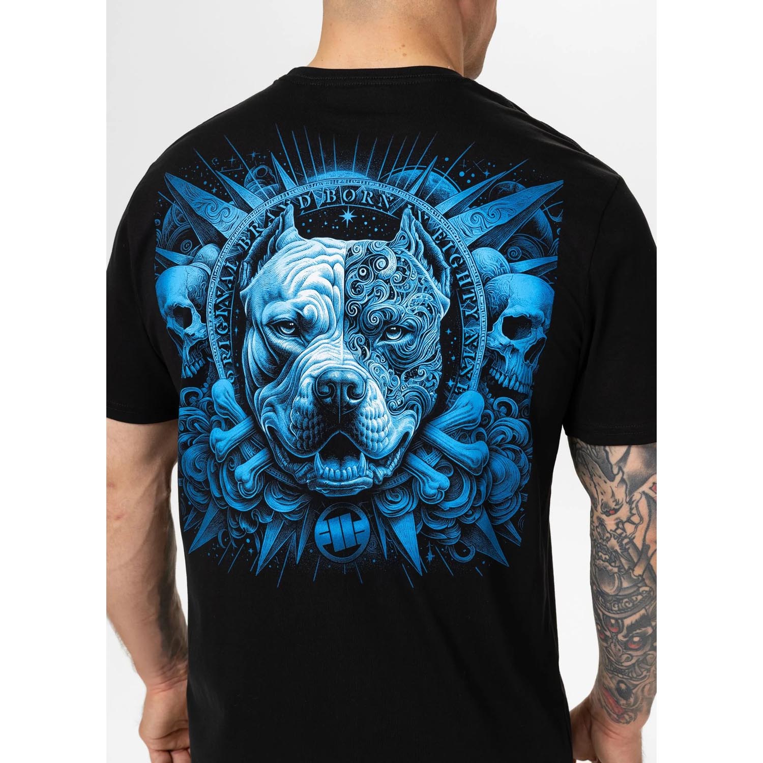 Pit Bull West Coast T-Shirt, World, black-blue, XXXL