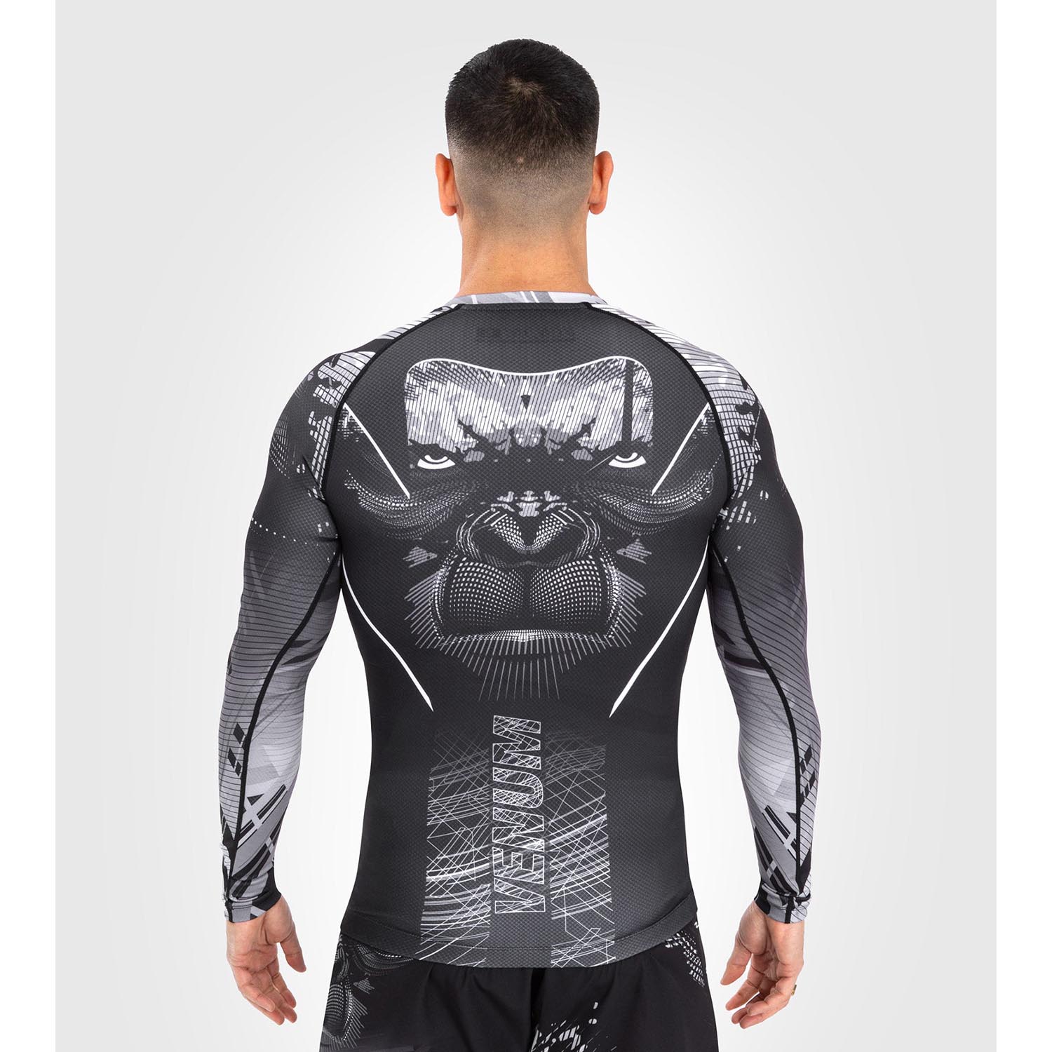 VENUM Rashguard, L/S, Gorilla Jungle, schwarz-weiß, L