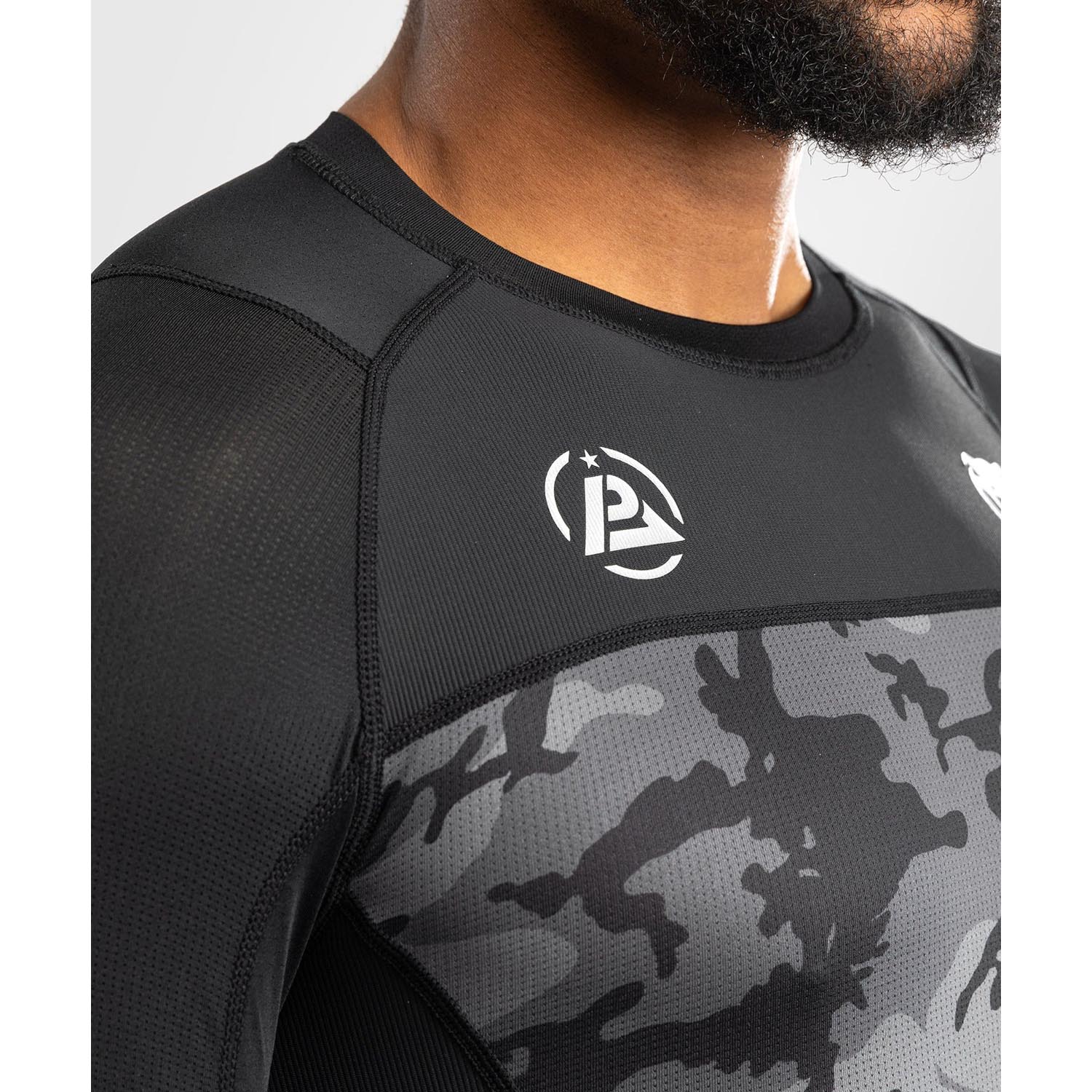 VENUM Rashguards, L/S, Polaris, black-grey, XXL