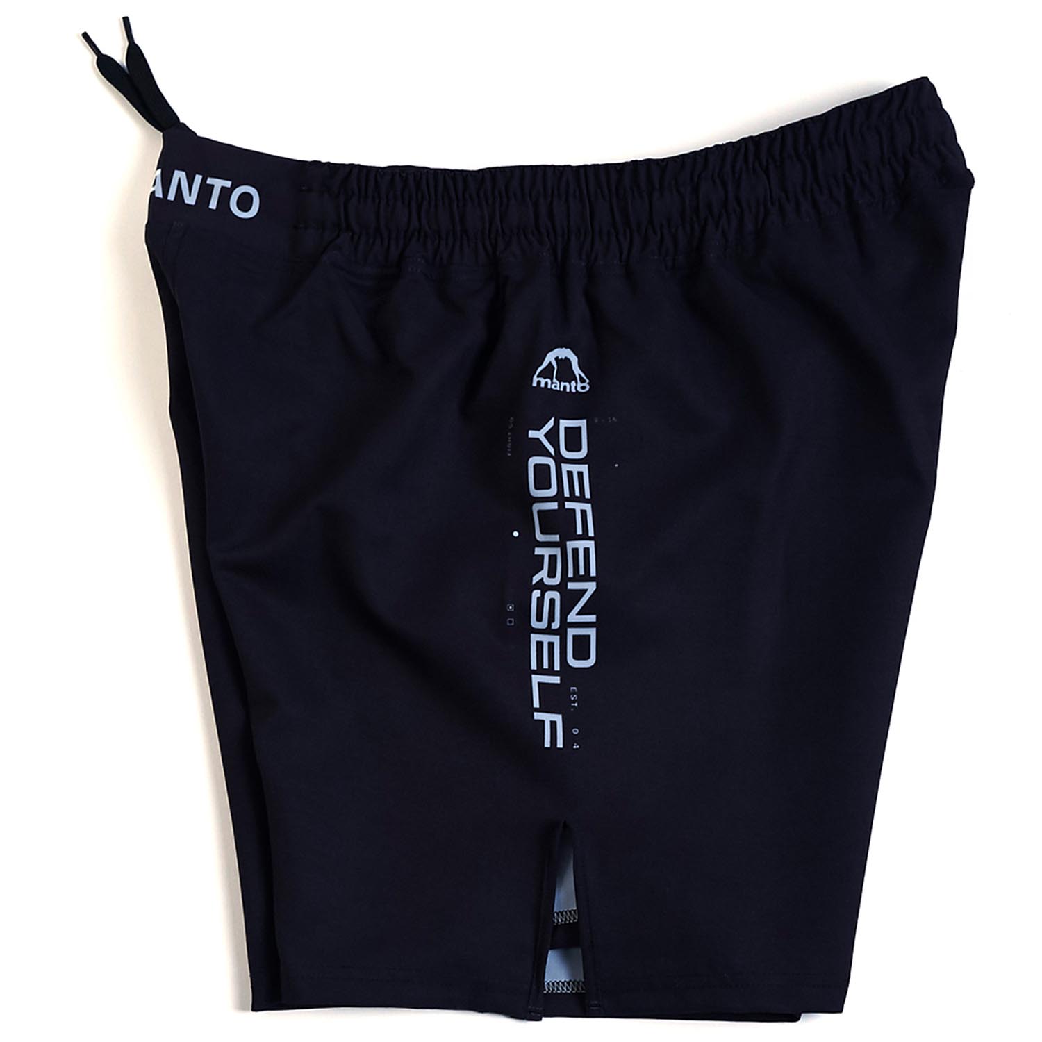 MANTO MMA Fight Shorts, Competitor, black, XXL