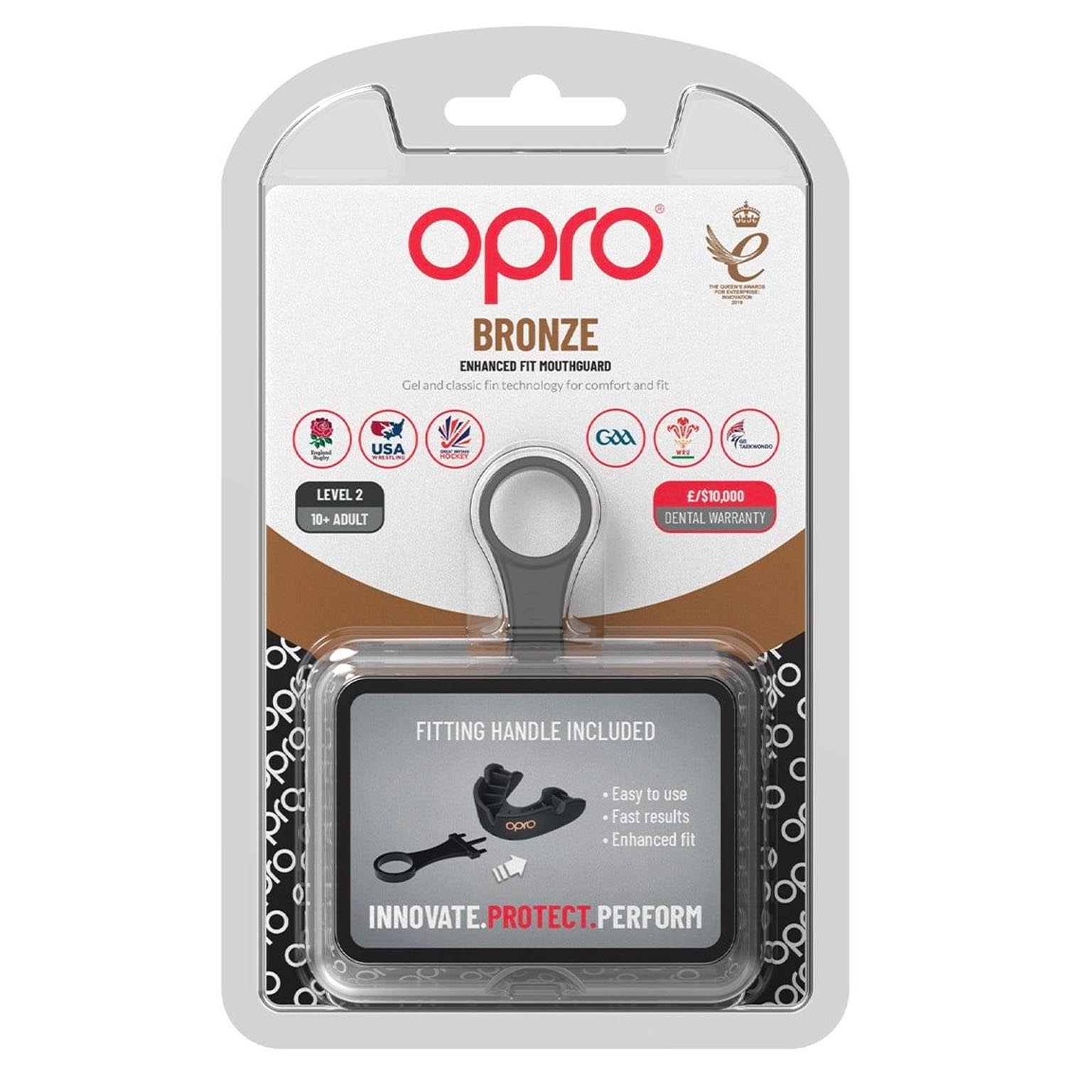 OPRO Mouth Guard, Bronze 2022, blue
