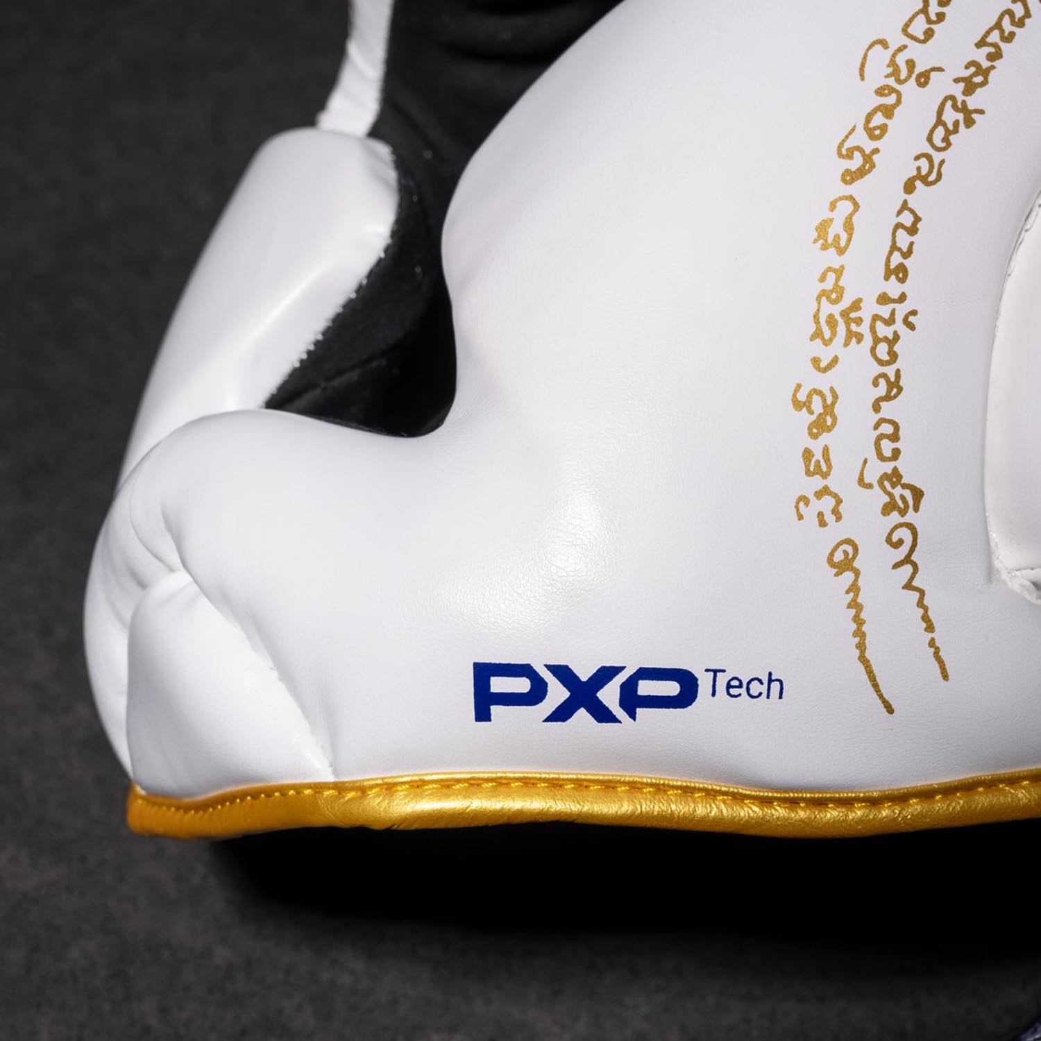 Phantom Athletics Kopfschutz, Muay Thai, weiß-gold