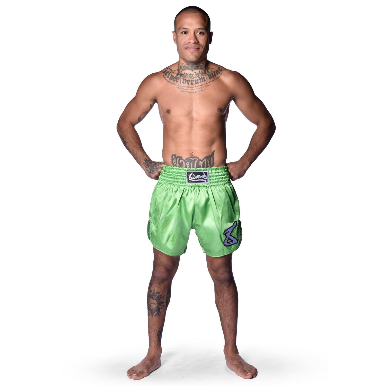 8 WEAPONS Strike Shorts, green, XXL