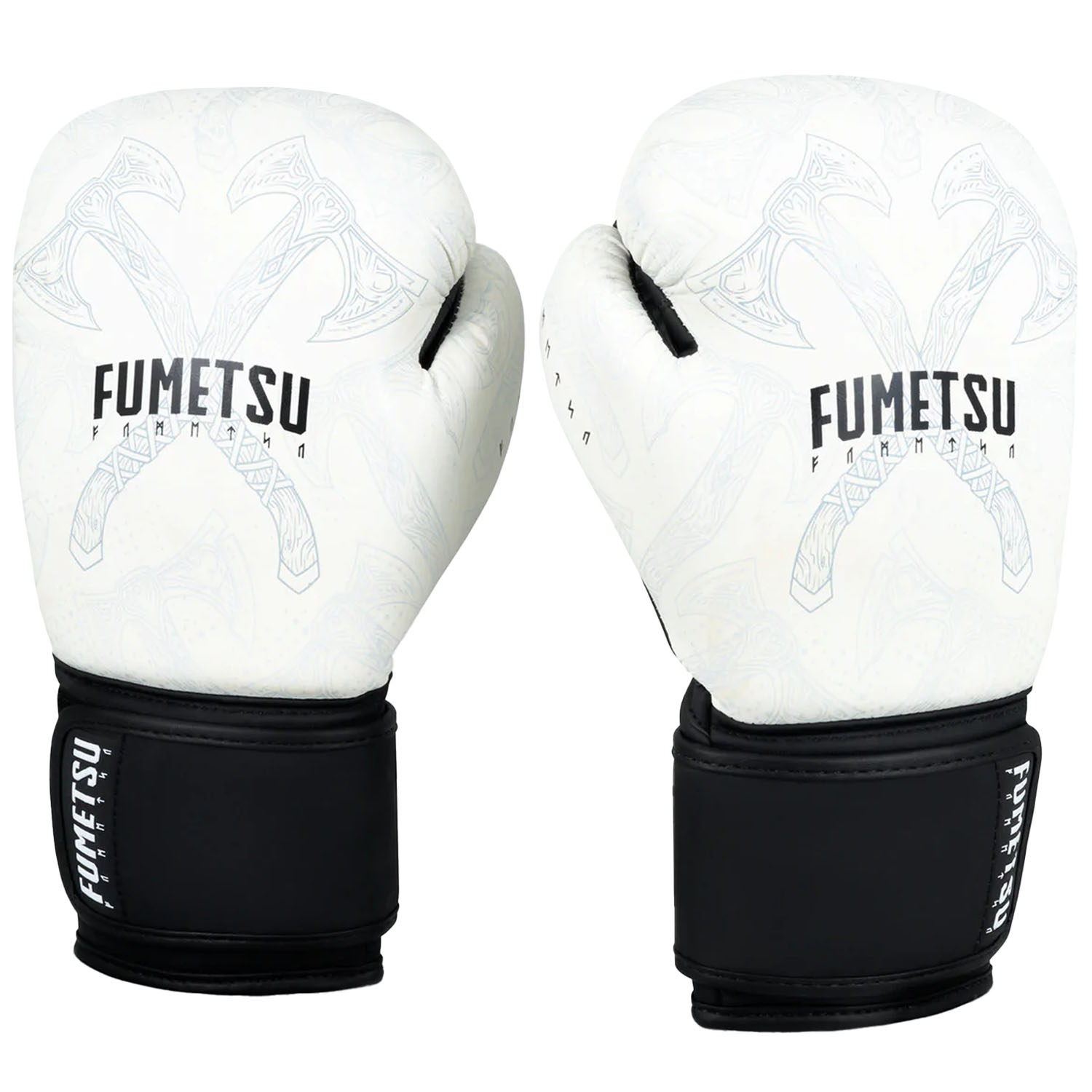 Fumetsu Boxing Gloves, Berserker, white-black